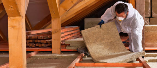 travaux d'isolation